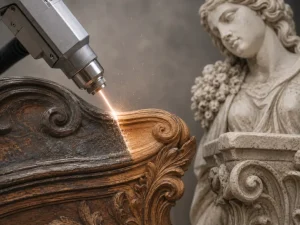 Réalisations de décapage laser sur bois et pierre