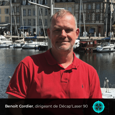 Benoit Cordier, Dirigeant de Décap'Laser90. Décapage laser Belfort
